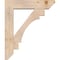 Ekena Millwork Merced Slat Smooth Bracket w/ Offset Brace, Douglas Fir, 7 1/2"W x 32"D x 38"H BKT0806X32X38MRC06SDF - alternate 2